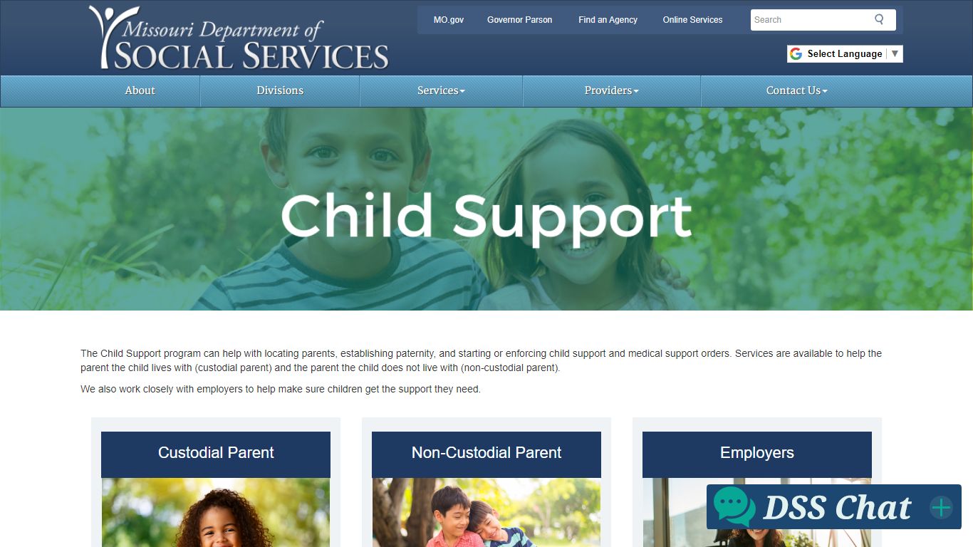 Child Support - Missouri Department of Social Services